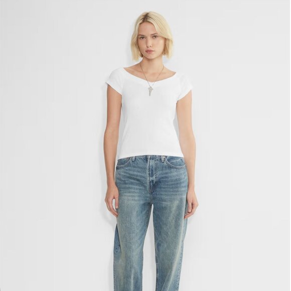 Tna HOMESTRETCH™ OFF-SHOULDER TOP (Black, M) - Picture 5 of 9